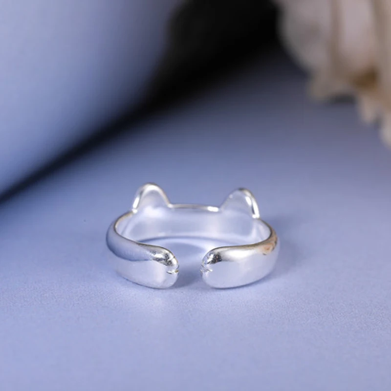 QOOKOO I модные милые кошачьи уши лапы коготь кольцо Открыть Регулируемая Bijoux