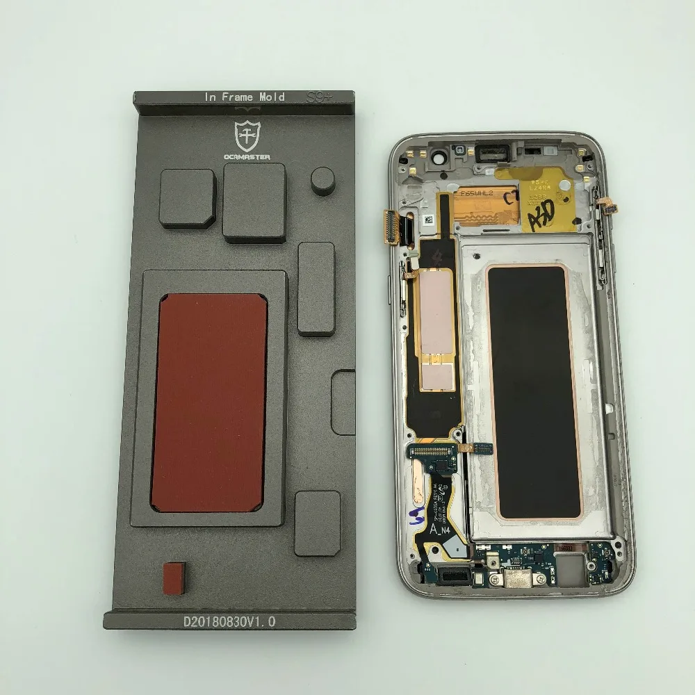 1 шт. в рамке ламинирующая форма для samsung S7 edge/S8/S8 plus/S9/S9 plus/Note 8 9 ЖК дисплей негнутый