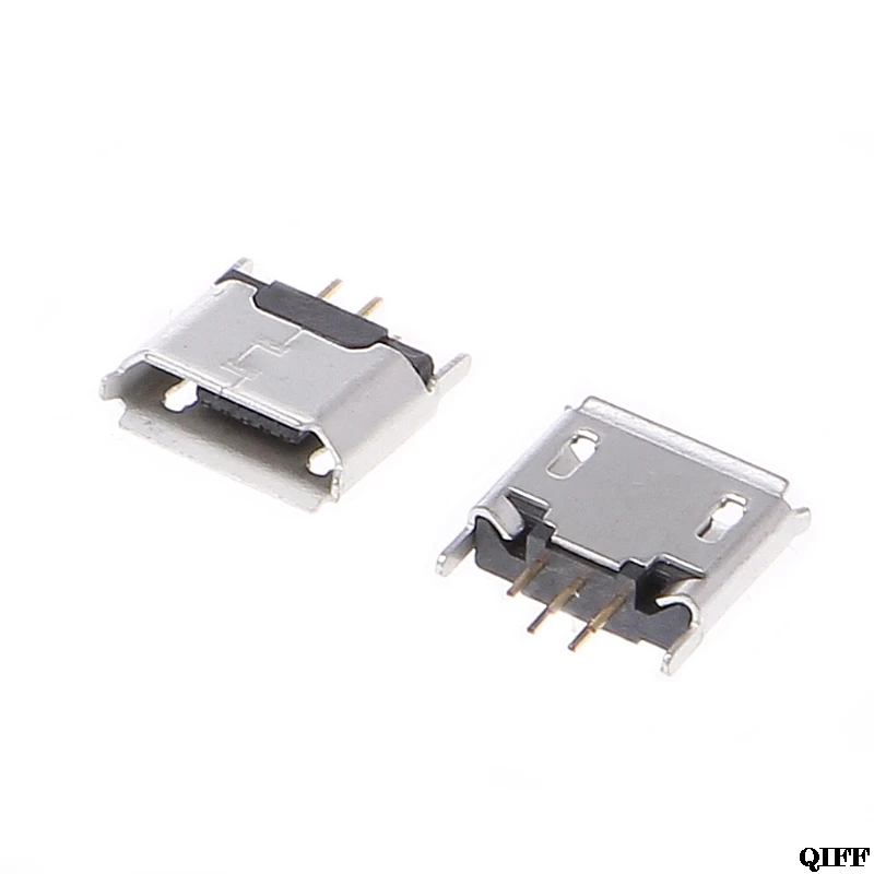 10Pcs Micro USB Type B Female Socket 180 Degree 5-Pin SMD SMT Soldering Jack Mar28 | Обустройство дома