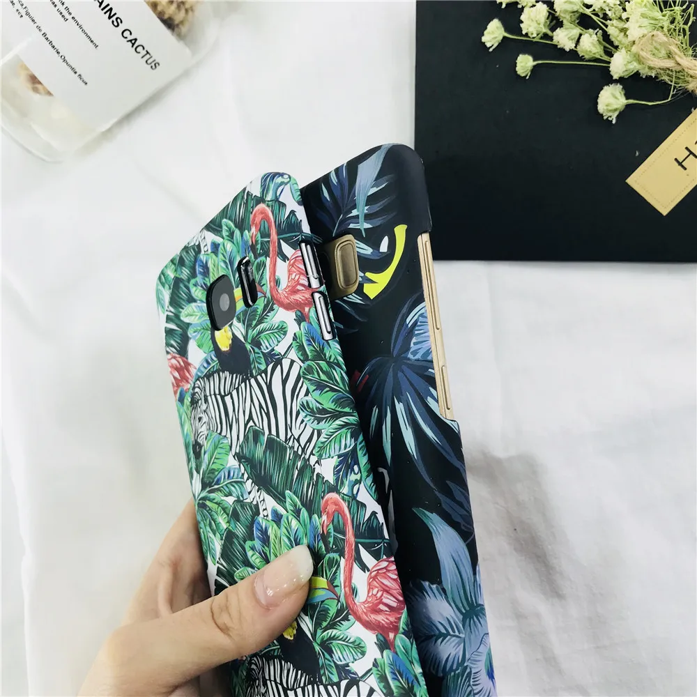Лидер продаж для samsung Galaxy Note 8 N950F N8 чехол ультра тонкий жесткий Летние зеленый лес