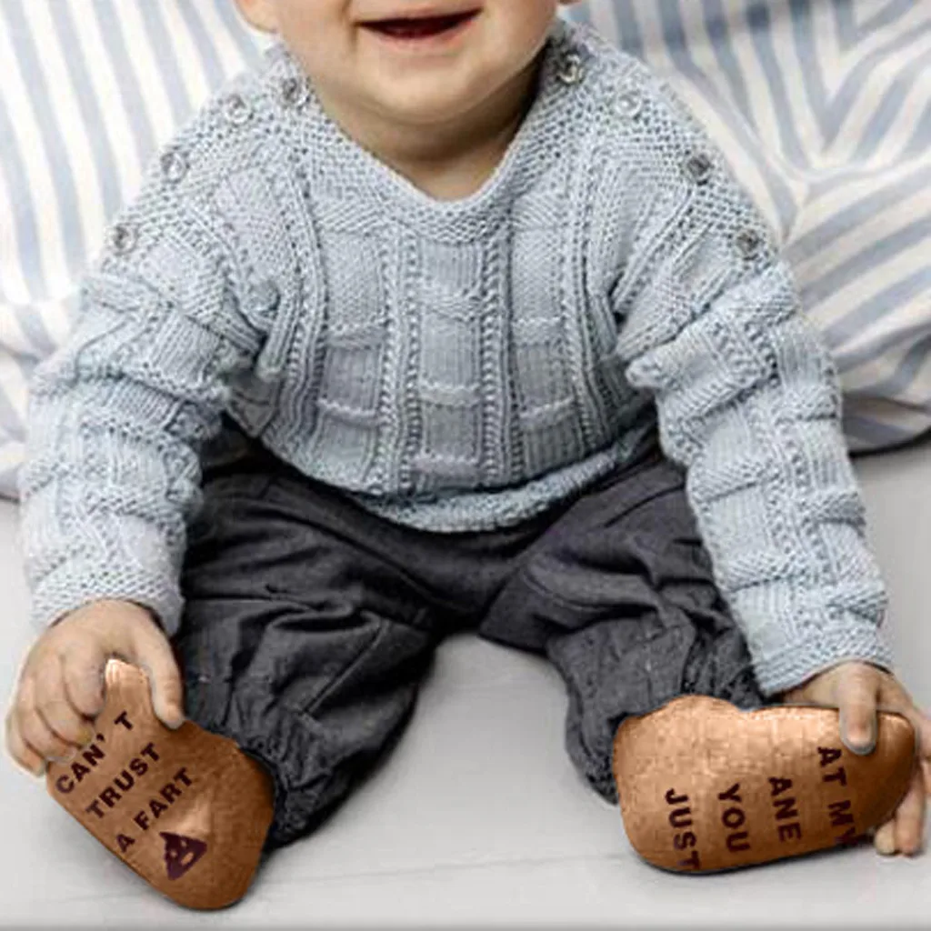 1 ParisNew Arrival Newborn Cotton Cartoon Letter Socks 100% Baby No-slip Infant |