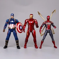marvel avengers all characters infinity war vision thanos spider man hulk iron man scarlet witch pvc action figure toys