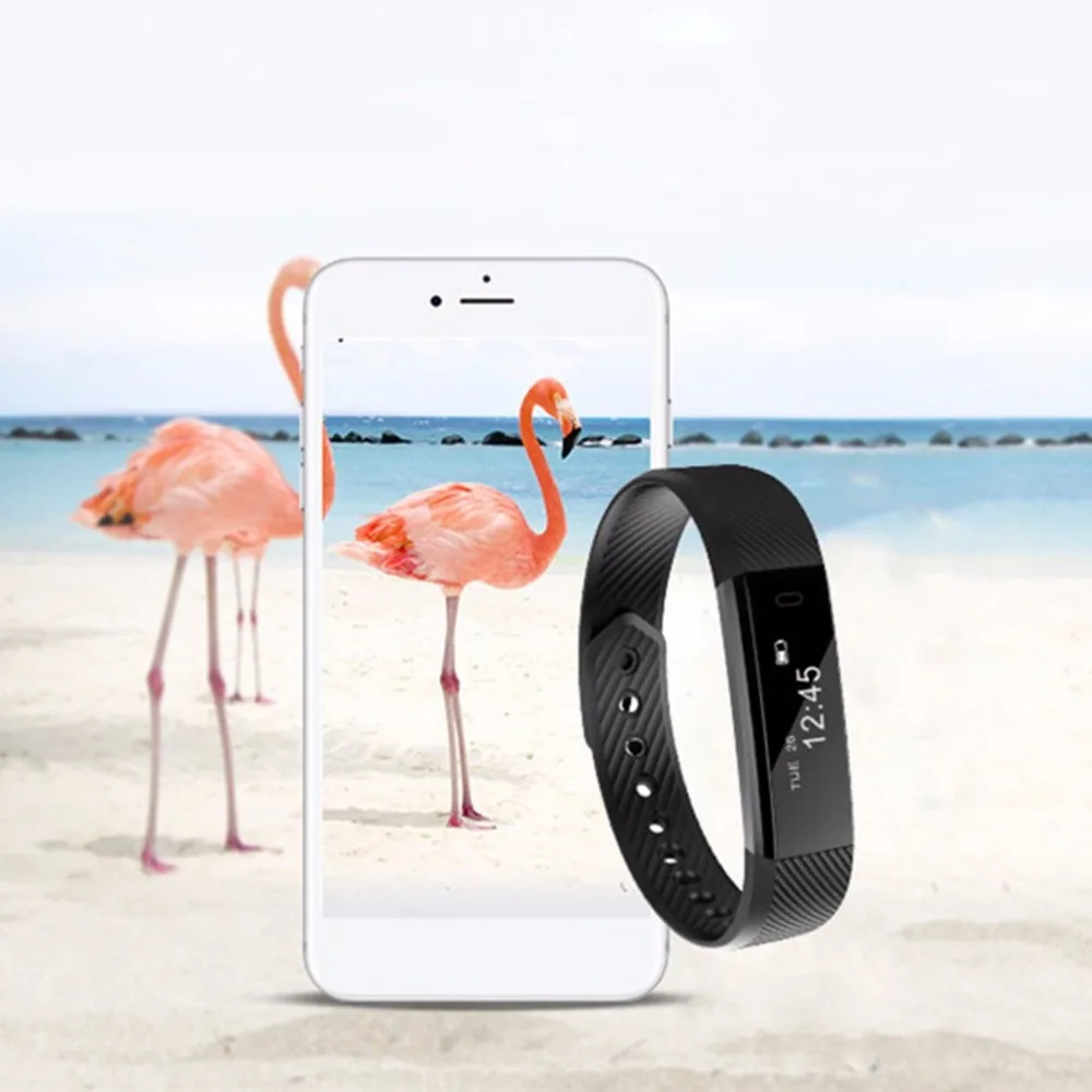 Хит ID115 смарт-браслет Bluetooth 4,0 фитнес-трекер пульсометр часы Счетчик шагов монитор сна спортивный смарт-браслет