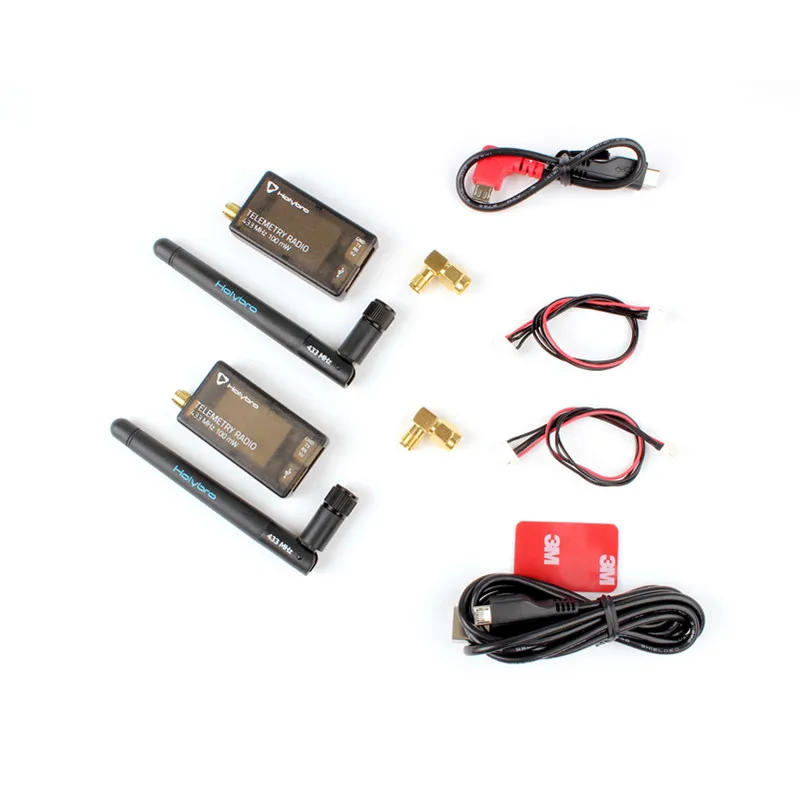 

New Arrival Holybro Transceiver Telemetry Radio modules V3 Set 915Mhz / 433Mhz RP-SMA connector for DIY RC drone