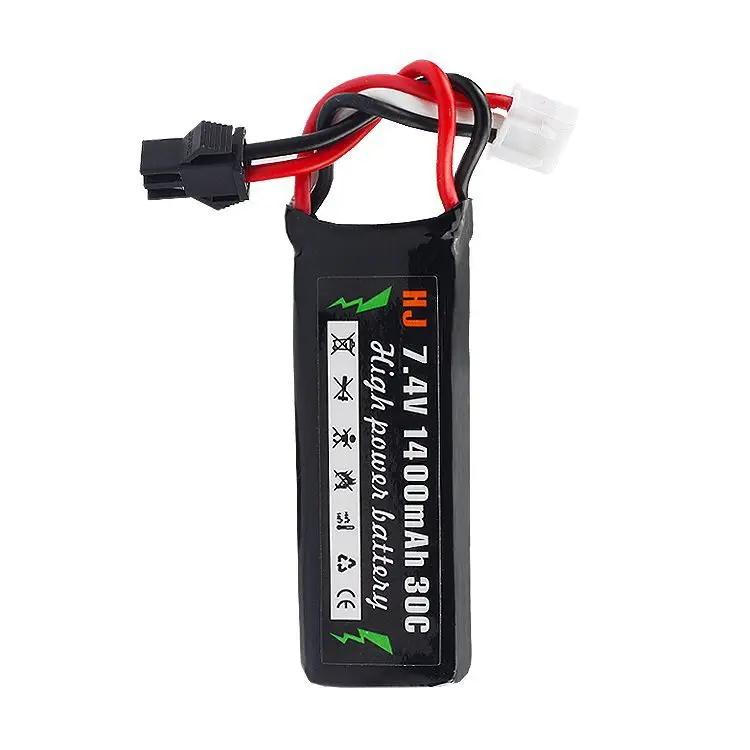 Аккумулятор высокой мощности 7 4 V 30C 1400mAh 501855 перезаряжаемый литий-полимерный