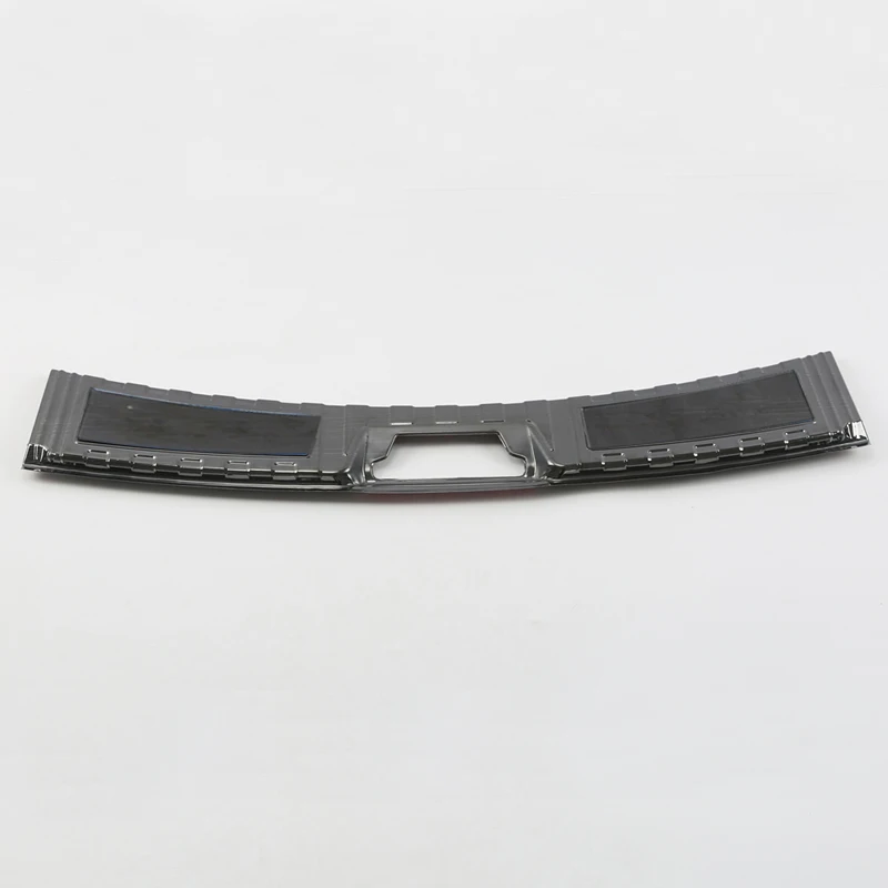 

Car Styling 1PCS Black Stainless Steel Inner Rear Bumper Protector Guard Plate Cover Trim For Jaguar E-Pace 2017 2018 2019