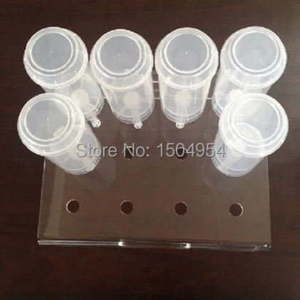 

Hmroovom прозрачный или белый 12 отверстий прозрачный акриловый торт Push Pop держатель дисплей стенд/акриловый толчок торт стенд