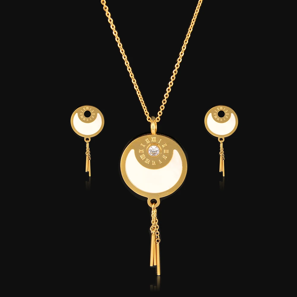 Fulaijewelry Модные украшения Наборы для ухода за кожей Нержавеющая сталь Циркон