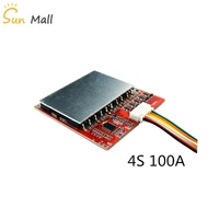4s 100a80 lithium battery protection board bms polymer iron lithium belt balanced power tool inverter solar energy