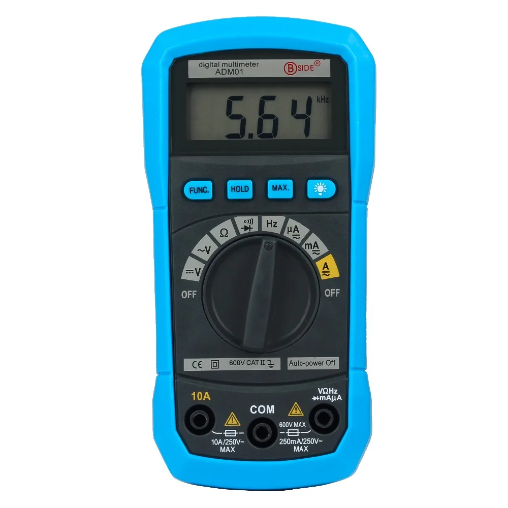 Bside ADM01 АВТОНАСТРОЙКА Цифровой Мультиметр DMM DC AC Напряжение Ток ГЦ Метр Тестер