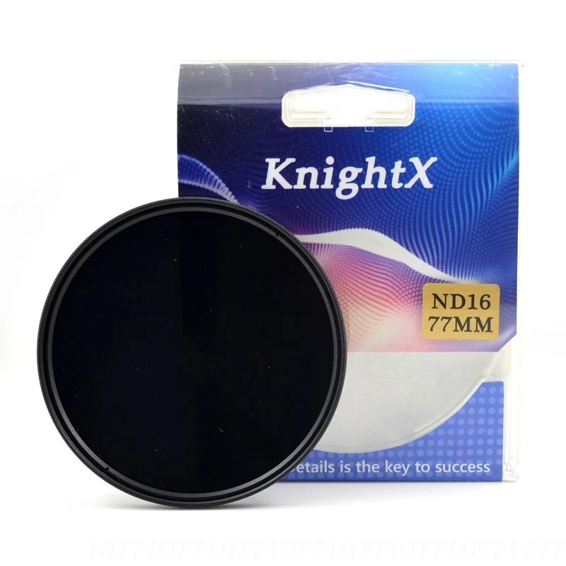 ND16 KnightX град nd4 nd ND2-ND1000 ультрафиолетовый УФ-фильтр 49 мм 52 мм 55 мм 58 мм 62 мм 67 мм 72 мм 77 мм Комплект фильтров для объектива для sony цифровой зеркальной камеры Canon Nikon D3300 D7000 D7100 55 - Цвет: ND16