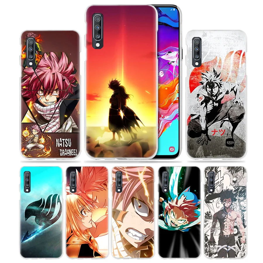 

FAIRY TAIL Case for Samsung Galaxy A50 A70 A20e A40 A30 A20 A10 A71 A21 A9 A7 2018 Hard Clear PC Anime Capa Phone Coque Cover