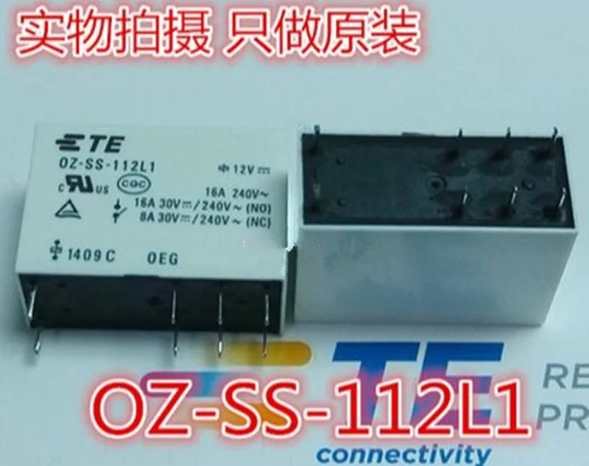 OZ-SS-112L1 16A 12VDC 240VAC TE Tyco OEG РЕЛЕ (1 от C) contact DIP8 новое и оригинальное