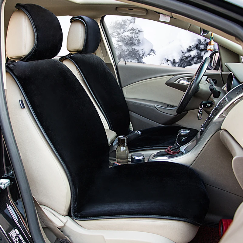 1 Seat Car Cover set Faux Fur Interior Accessories Cushion Winter Plush Protector Pad Mat With Backrest | Автомобили и мотоциклы