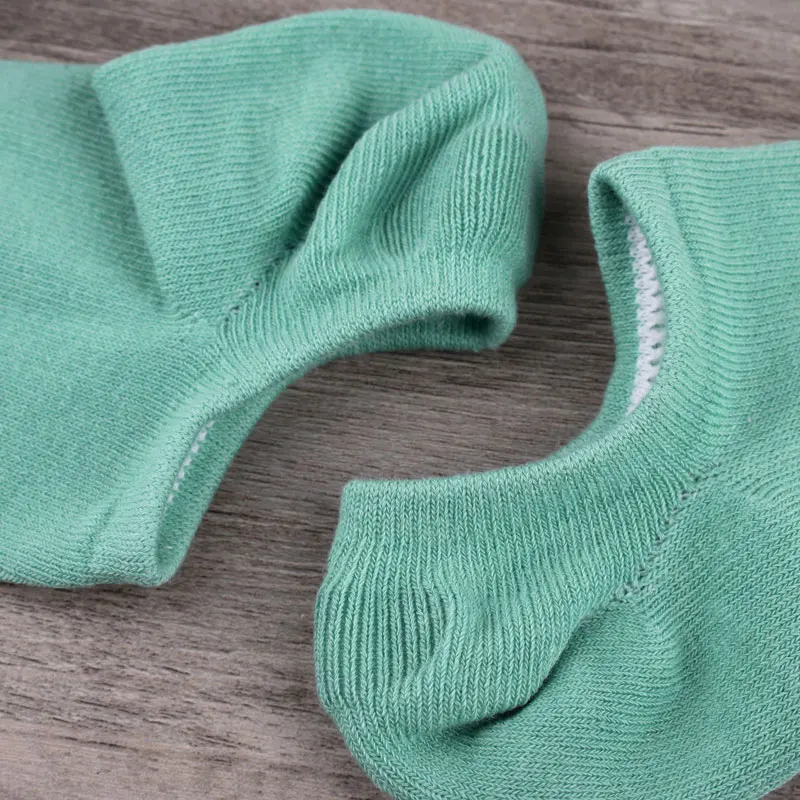 Женские хлопковые носки Низкие всесезонные в Корейском стиле с закрытым носком