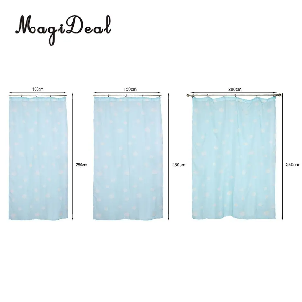 Magiидеально белая занавеска с облаками вуаль тюль занавески для шторы на окна