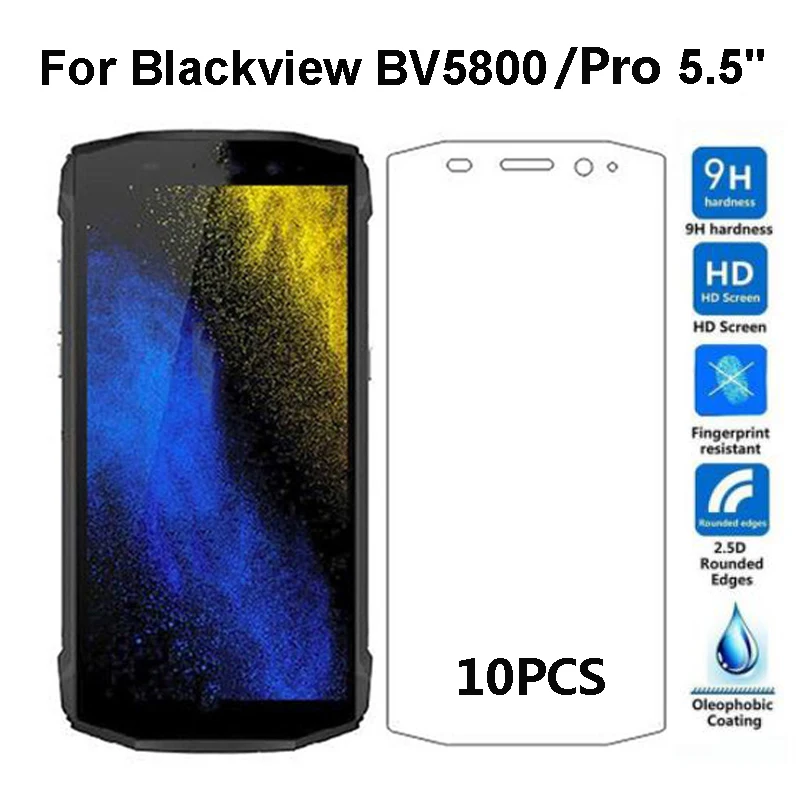 Защитная пленка из закаленного стекла для Blackview BV5800 Pro 10 шт. защитная на мобильный