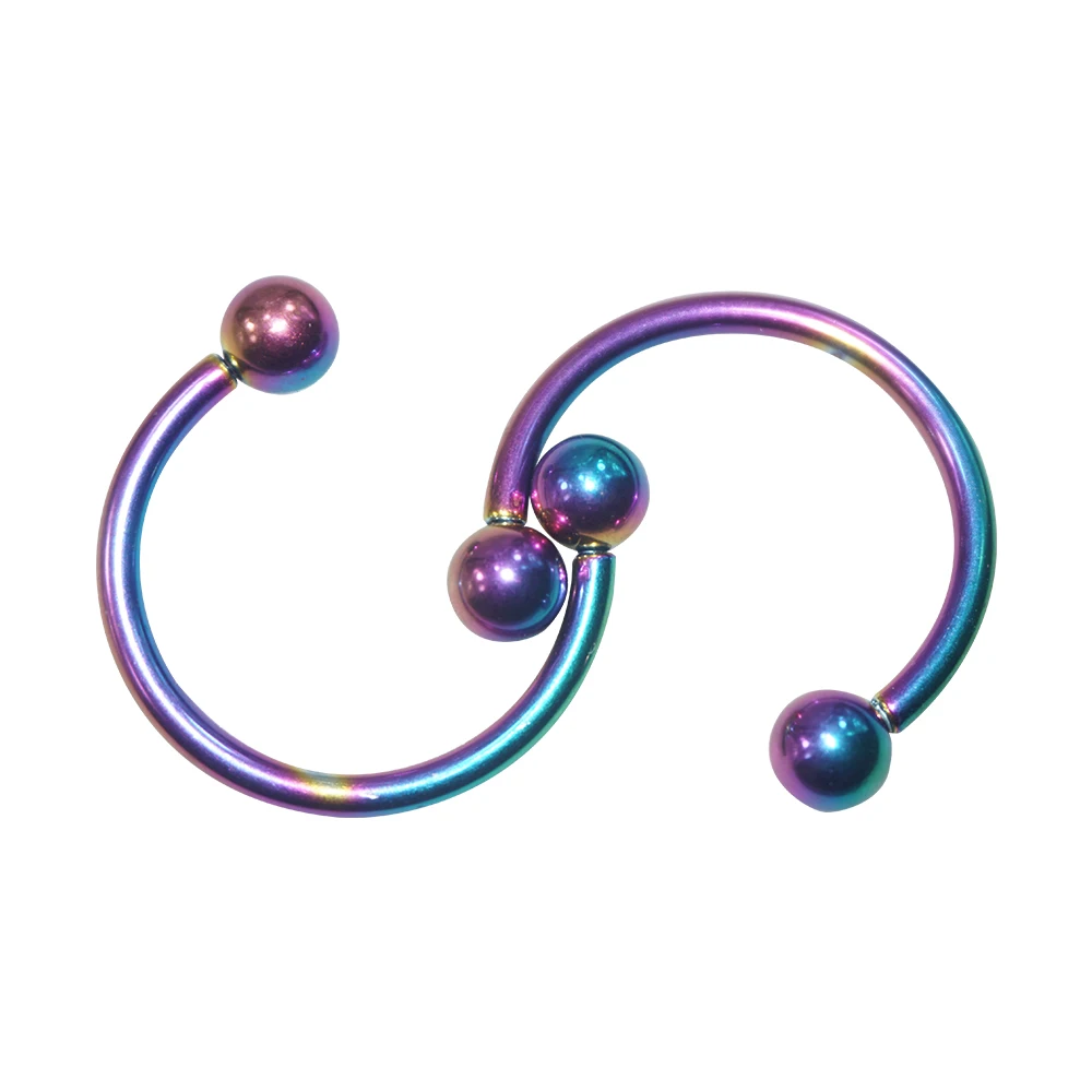 Диаметр 24 мм Съемный шарик из нержавеющей стали цветное металлическое кольцо для