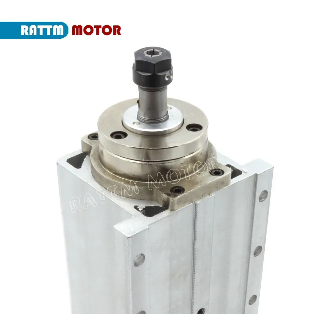 【EU Бесплатная VAT】 0.8KW квадратный шпиндель с воздушным охлаждением 800W 220V ER11 схода