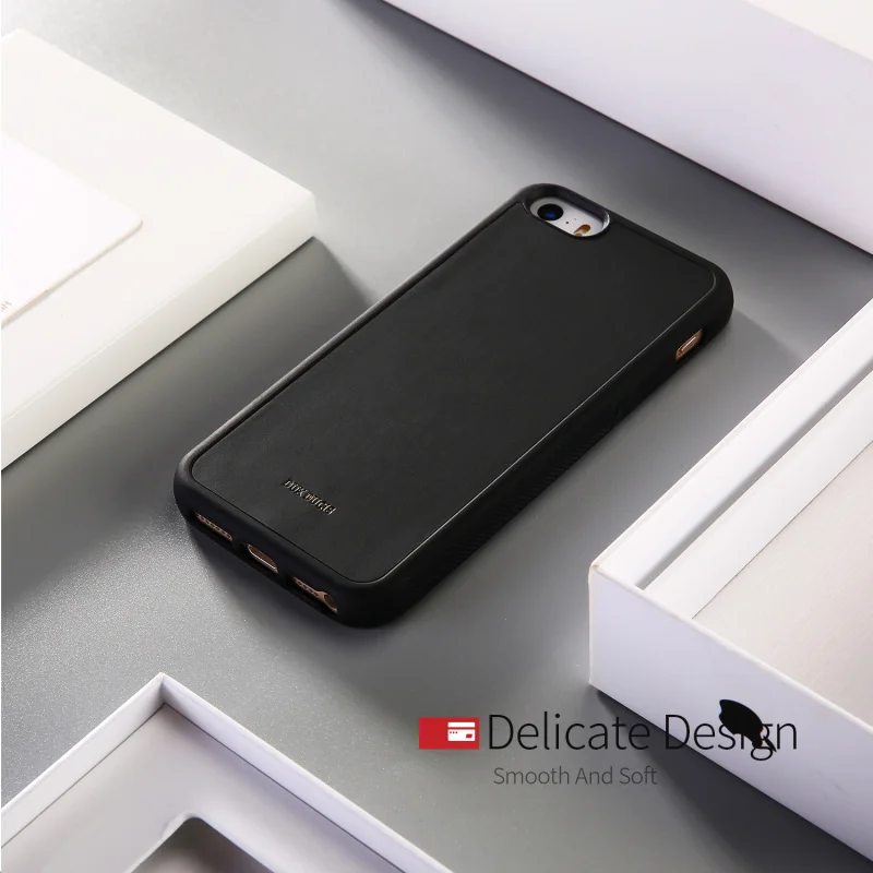 Модный высококачественный чехол на заднюю панель для iPhone SE 5S 5, Роскошный Кожаный противоударный нескользящий ТПУ силиконовый чехол для телефона для iPhone 5S