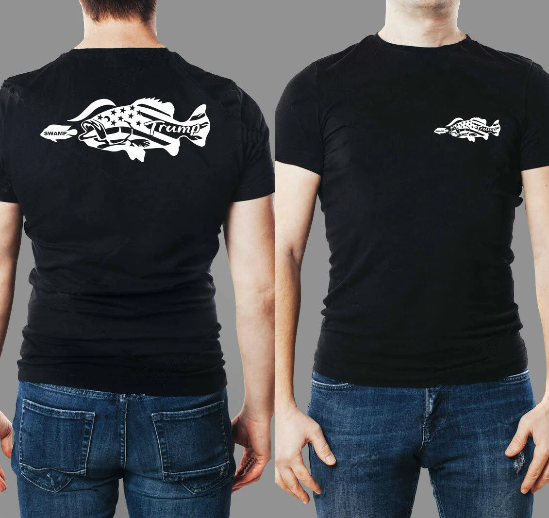 Президент Трамп бас дренаж болотный флаг США звезды полосы патриотическая