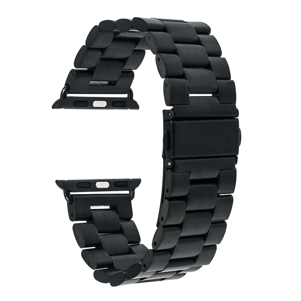 22 мм 24 ремешок из нержавеющей стали для 38 42 iWatch Apple Watch браслет с переходником