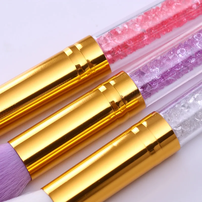 1Pc Professional Makeup Brushes Random Color Cosmetic Foundation Powder Brush Rhinestone Handle Beauty Art Tool | Красота и здоровье
