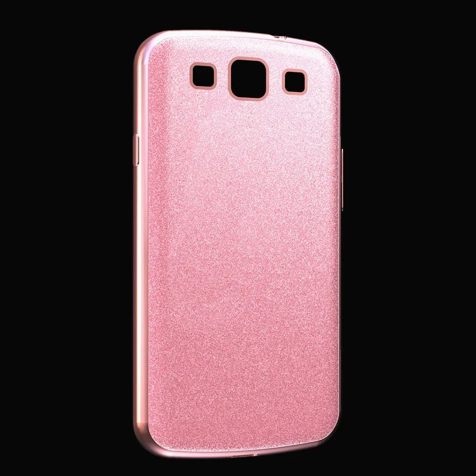 Для samsung Galaxy S3 чехол i9300 пудра блестящий из ТПУ Мягкий силиконовый для телефона Neo s