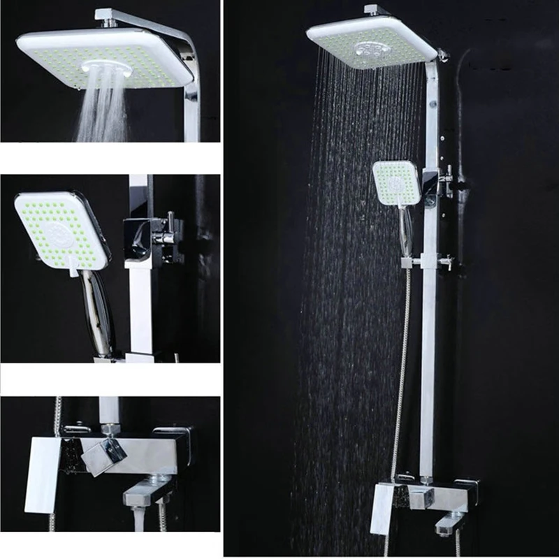 Haliaeetus ванная комната 3 функциональный смеситель для душа. Хромированный набор