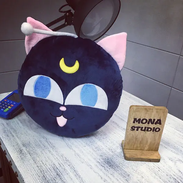 Плюшевая подушка в стиле аниме Сейлор Мун Луна кошка мягкая игрушка кукла куклы