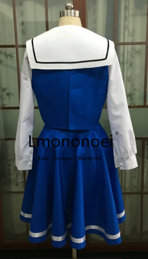 Lmononoei это заказ кролик GochiUsa Kafuu Chino Kafu платье Топ с шапкой Косплей Костюм |