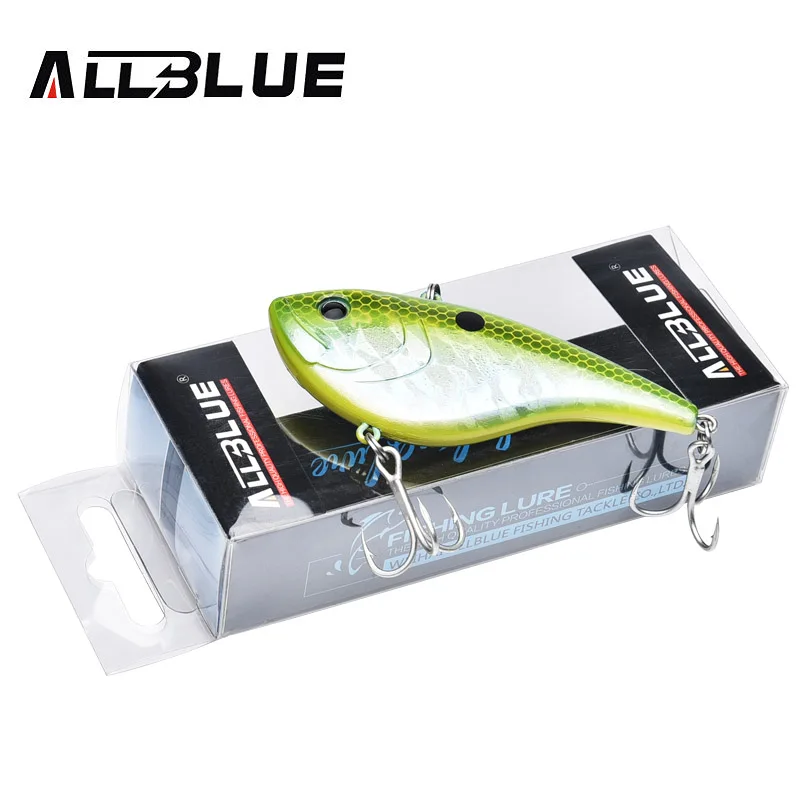ALLBLUE новая погружная рыболовная приманка 21 2 г/75 мм Lipless Crankbaits Hard Artificial VIB Vibration Bait