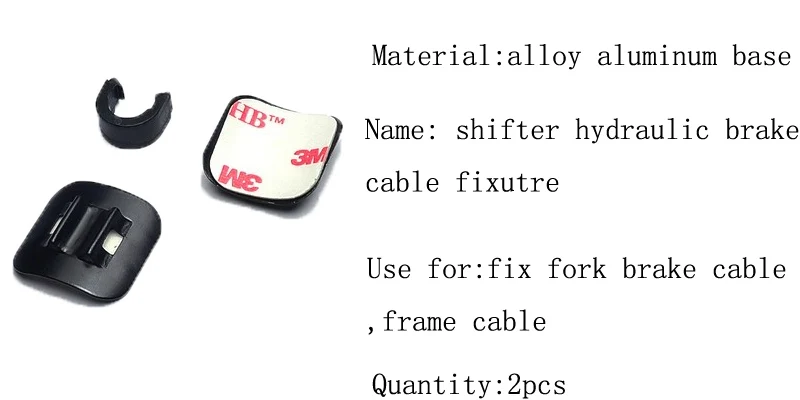 2pcs cable fixutre Высокое качество тормозной кабель переключения передач - Цвет: 2pcs cable fixutre