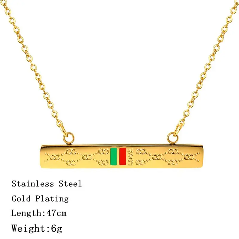 Роскошный брендовый кулон золотого цвета ожерелье квадратной формы