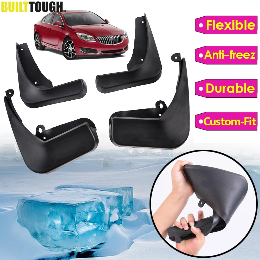 

Set Molded Mud Flaps For Buick Regal 2011-2017 Mudflaps Splash Guards Front Rear Mud Flap Mudguards 2012 2013 2014 2015 2016