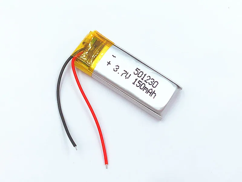 Литий полимерная аккумуляторная батарея 3 7 В 150 мА · ч 501230 Li Po для Mp3 GPS bluetooth