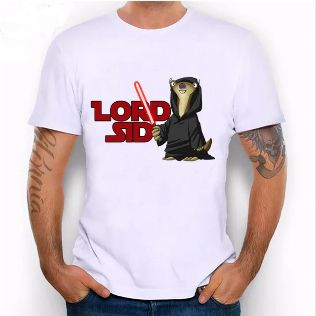 2018 весенне-летняя модная мужская футболка с короткими рукавами принтом lord sid