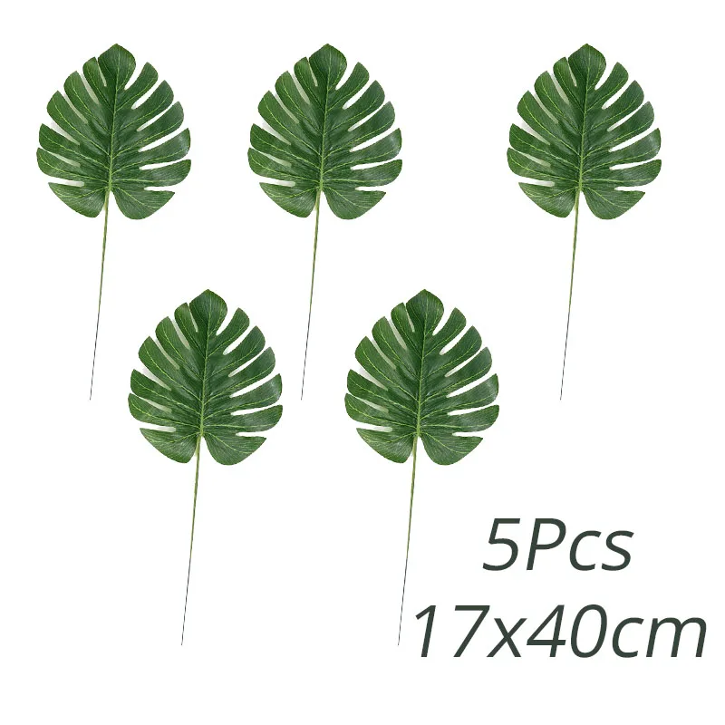 5pcs leaf 2 Динозавр день рождения декор из фольги мультфильм рык динозавр воздушные шары вечерние украшения дети будут один джунгли животные Вечерние Декорации - Цвет: 5pcs leaf 2