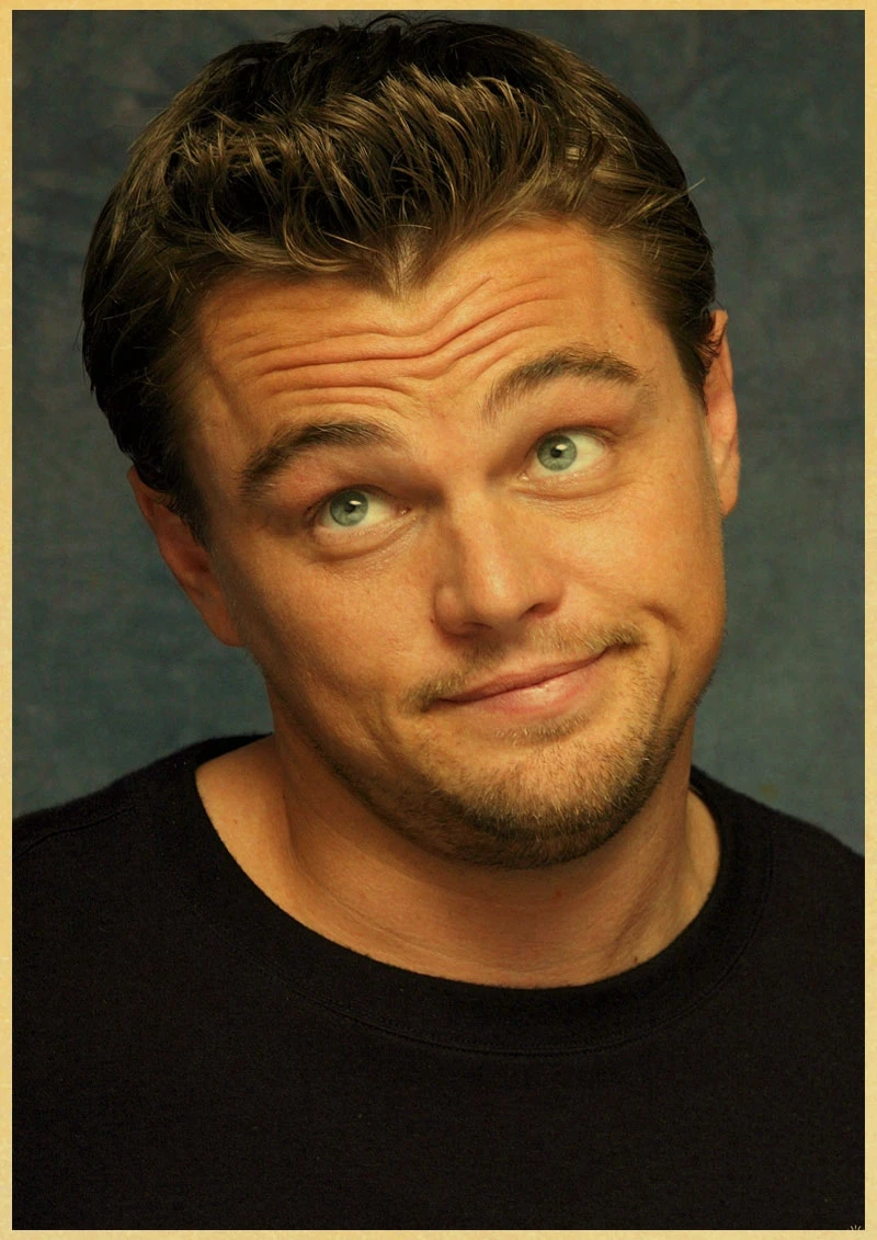 Leonardo DiCaprio плакат из крафт-бумаги ретро постер ВИНТАЖНЫЙ ПЛАКАТ настенный Декор для дома Бар Кафе индивидуальное украшение комнаты