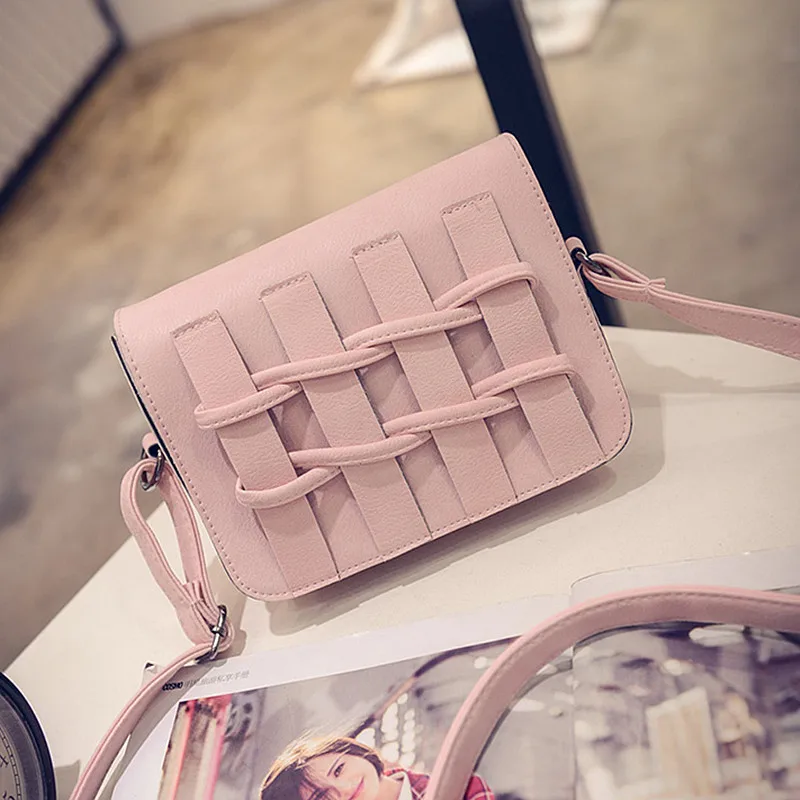 

New barrier pattern Women Messenger Bags PU Leather Fashion Shoulder Ladies Girls Handbags Crossbody Bags-45