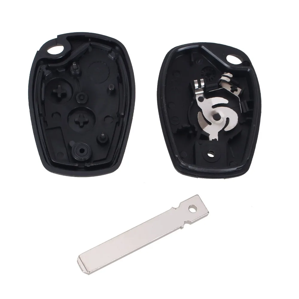 DANDKEY 2 чехол для ключей с кнопками Renault Duster Modus Clio 3 Twingo DACIA Logan Sandero Fob ЗАМЕНА режущим