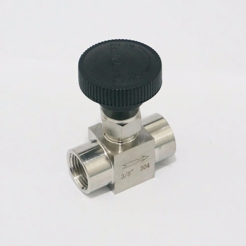 Запорный клапан с внутренней резьбой 3/8 дюйма BSP нержавеющая сталь 304 Регулировка