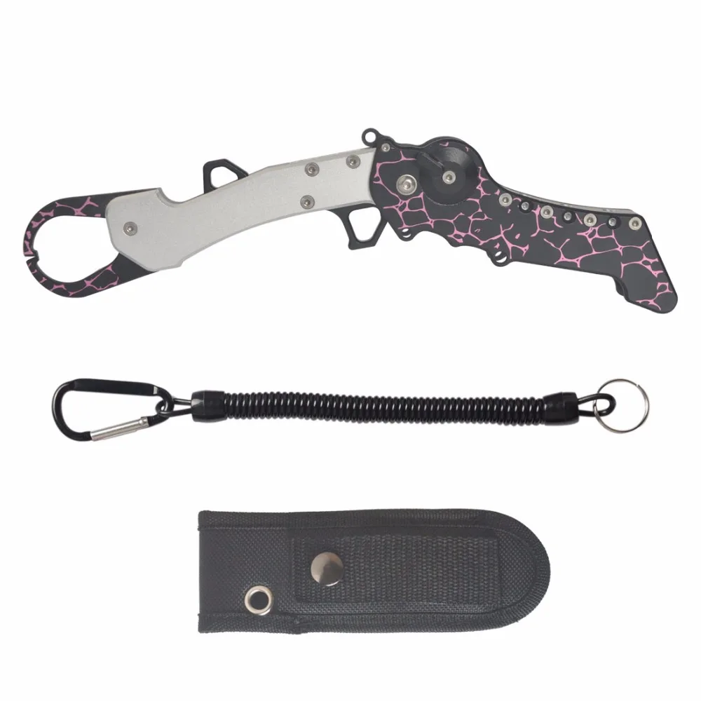 Высококачественная Складная Алюминиевая рыболовная рукоятка 28 см 189 г для губ