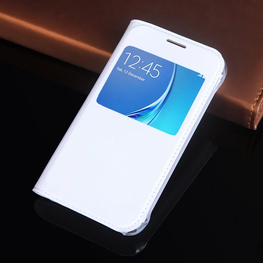 White Чехол-раскладушка кожаный чехол для телефона для samsung Galaxy J1 мини J1mini Nxt Duos GalaxyJ1 SM J105 J 1 J100H J100F SM-J105H SM-J105F - Цвет: White