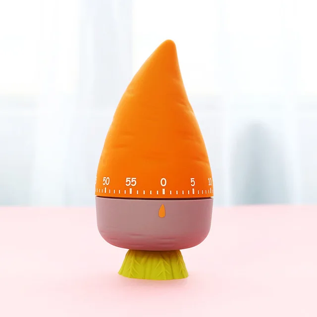 carrot Милые фруктовые весы в виде овощей таймер таймеры для кухни креативный механический таймер кухонные инструменты аксессуары обеденное украшение для дома, ресторана - Цвет: carrot