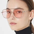 Солнцезащитные очки женские, в круглой оправе, ярких цветов