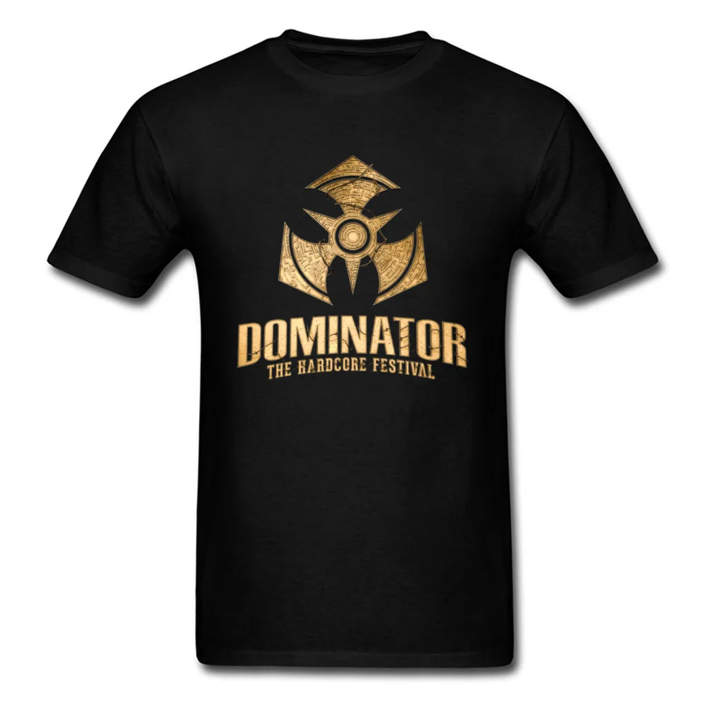 DOMINATOR The Hardcore Festival Game T Shirt Black Faddish Style Youth Cotton Tshirt Crew Neck Leisure Custom Tshirts For Men