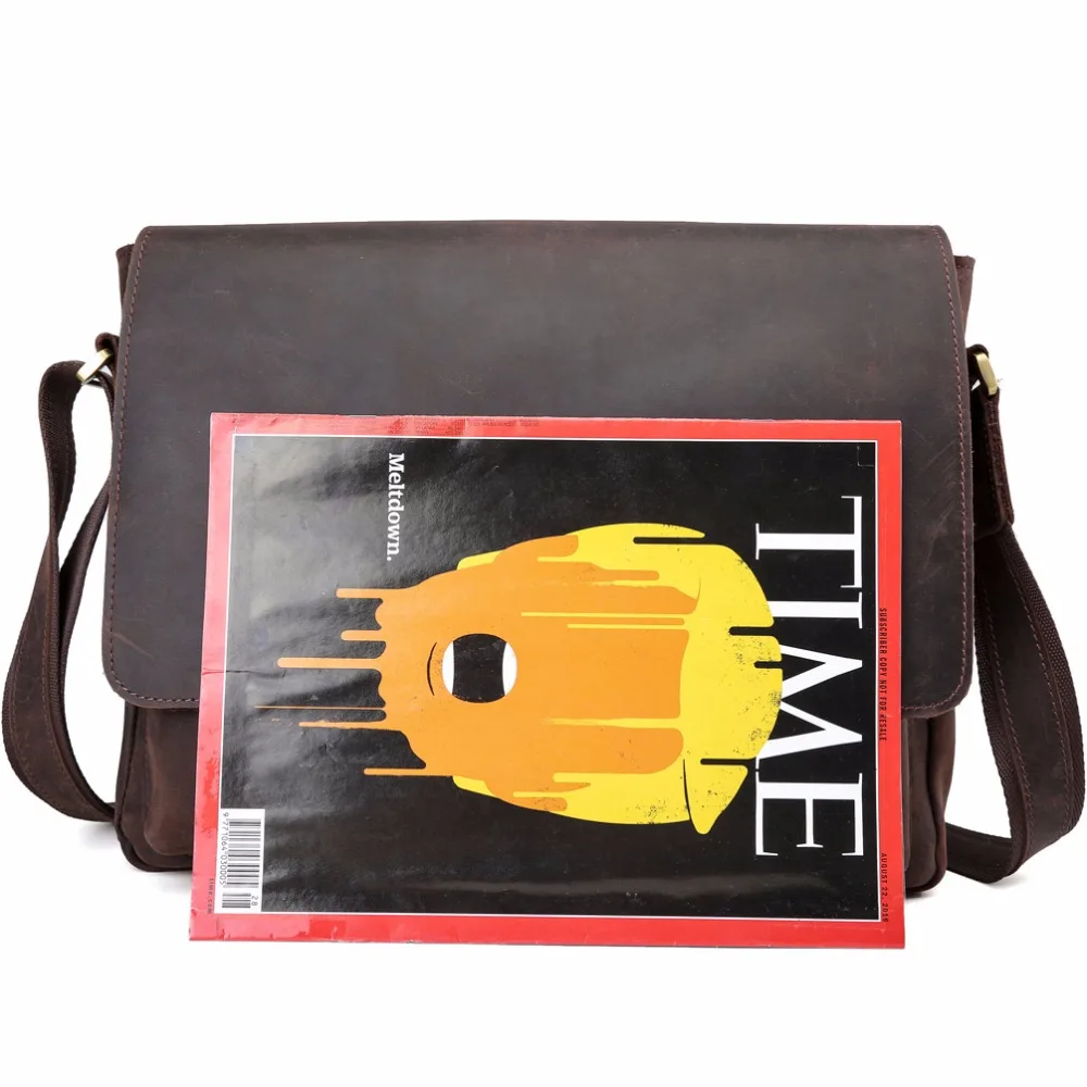 Сумка-мессенджер Tiding из натуральной кожи брендовая сумка на плечо для мужчин