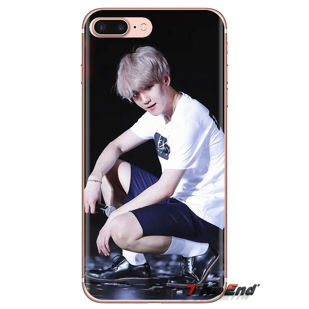 For LG G3 G4 Mini G5 G6 G7 Q6 Q7 Q8 Q9 V10 V20 V30 X Power 2 3 K10 K4 K8 2017 xiumin EXO south korean band TPU Transparent Cover |