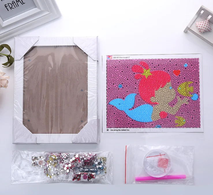 Санта Клаус Мультфильм алмаз рисования раскраска Стикеры ручной работы DIY